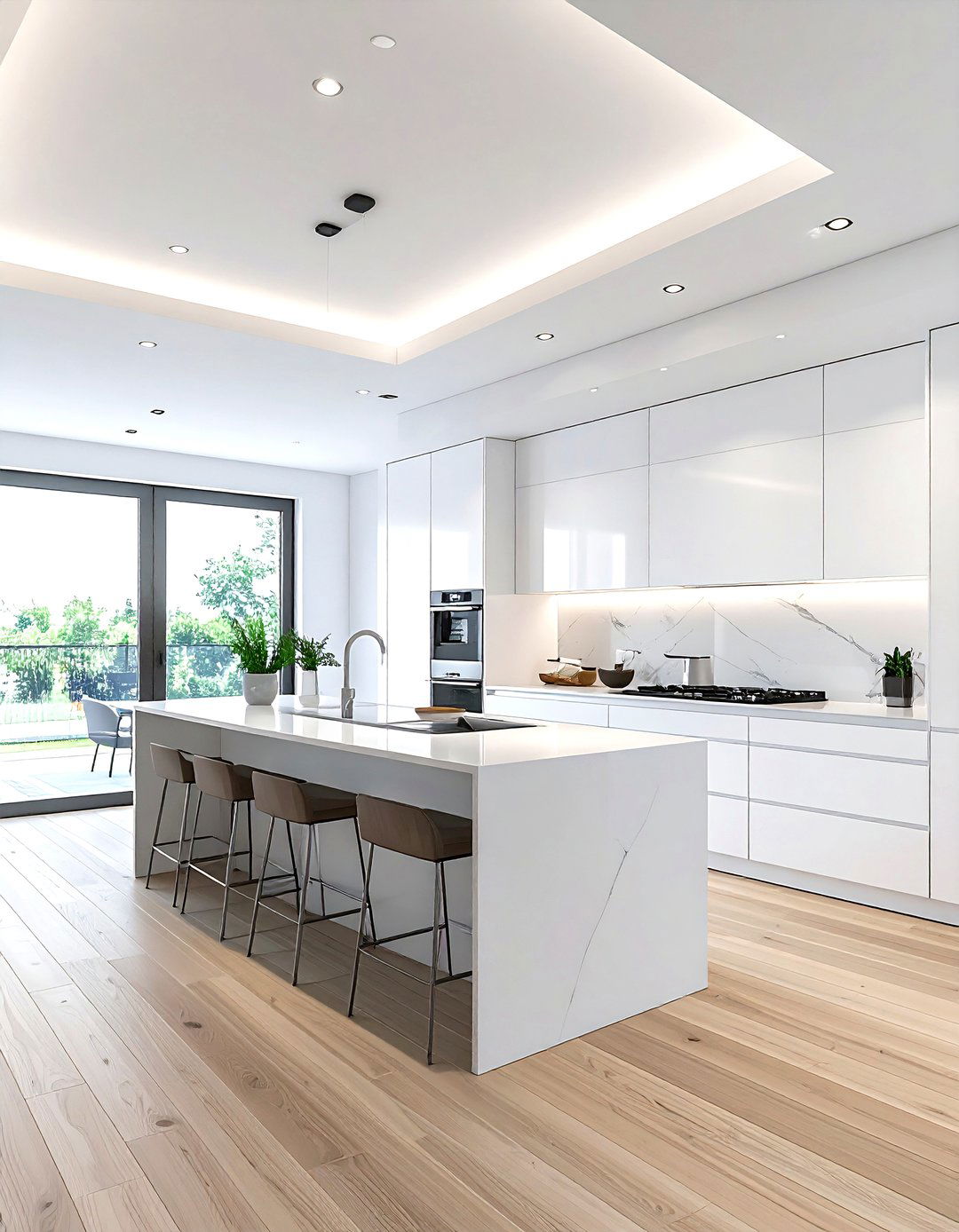 Recessed Ceiling Light - 30 kitchen lighting ideas