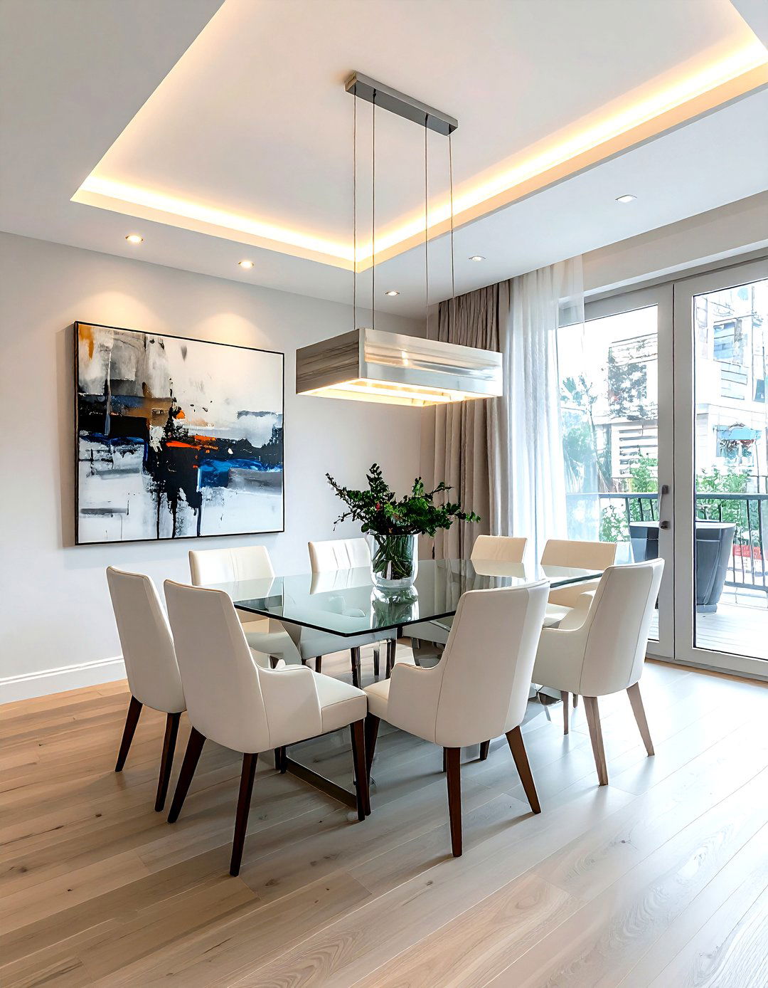 Recessed Ceiling Lights - 30 dining room ambient lighting ideas