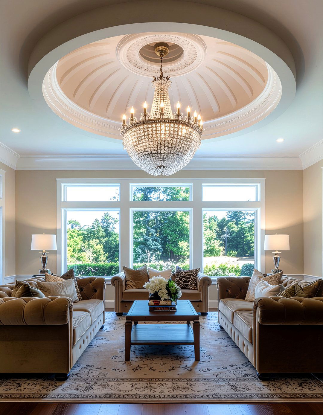 Recessed Dome Ceiling - 30 living room dome ceiling ideas