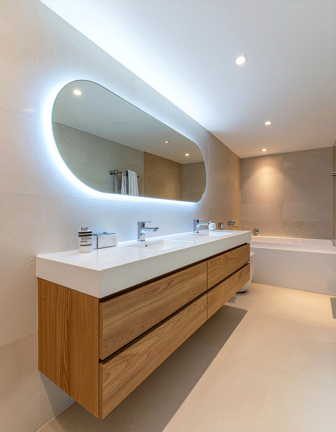 Recessed Lighted Mirror - 30 lighted mirror bathroom ideas