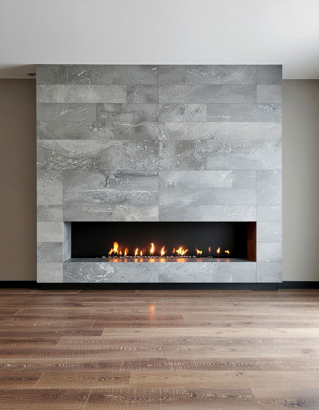 Recessed Linear Fireplace Wall - 30 living room linear fireplace ideas