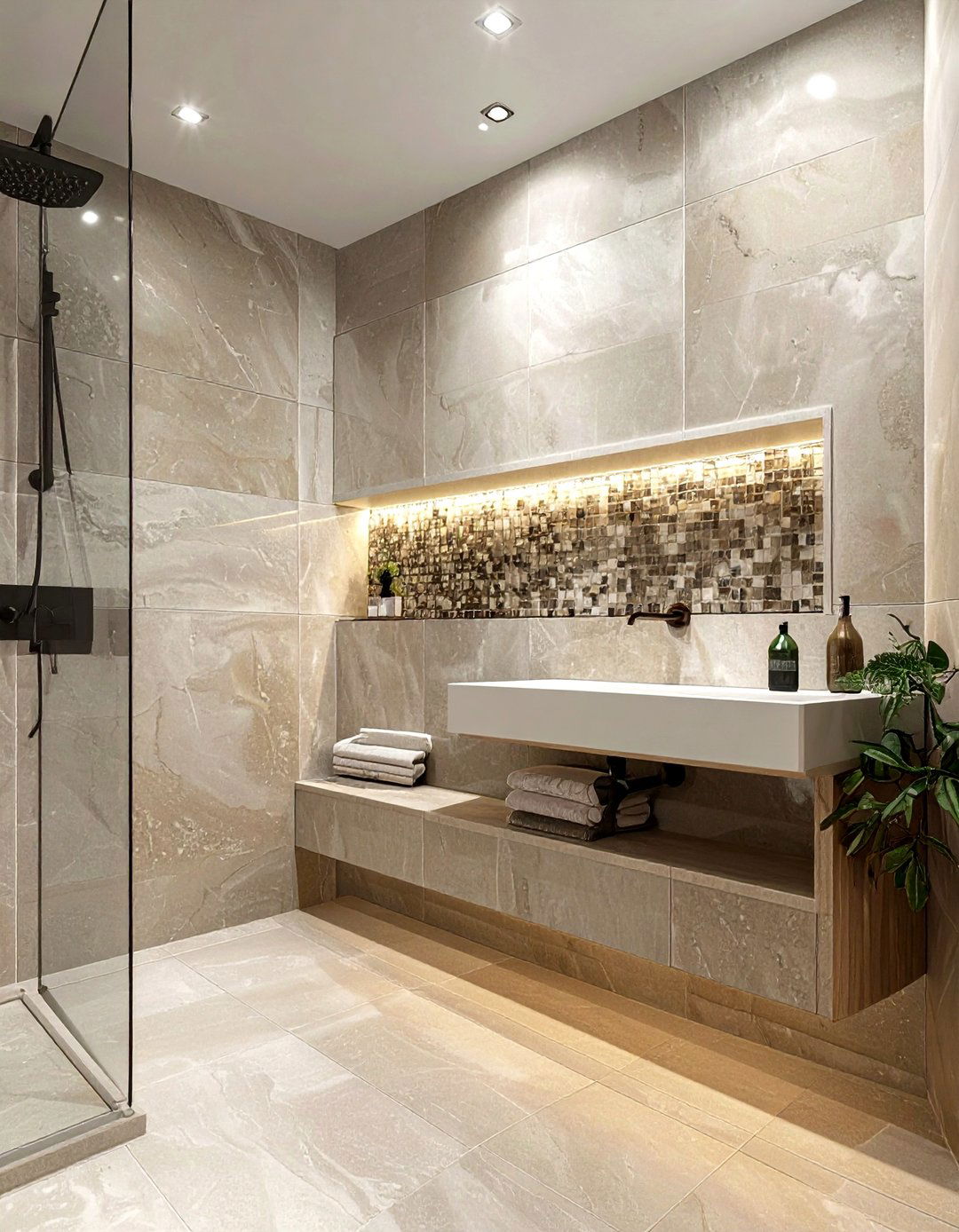 Recessed Soap Niche - 30 bathroom soap dish ideas