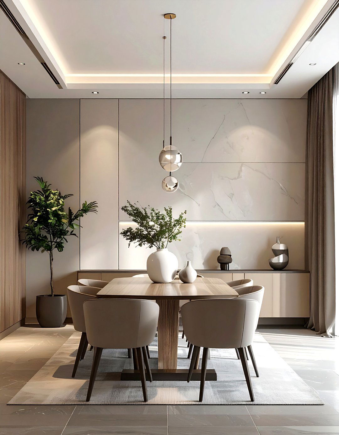 Recessed Wall Niche - 30 dining room hanging storage ideas