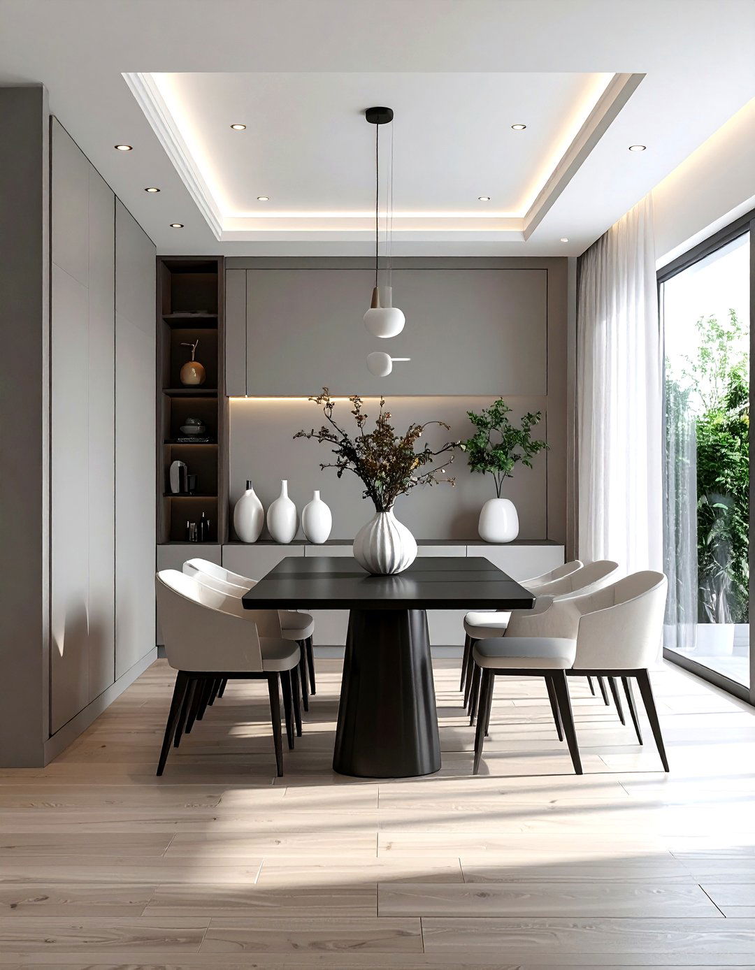 Recessed Wall Niche - 30 dining room storage solutions