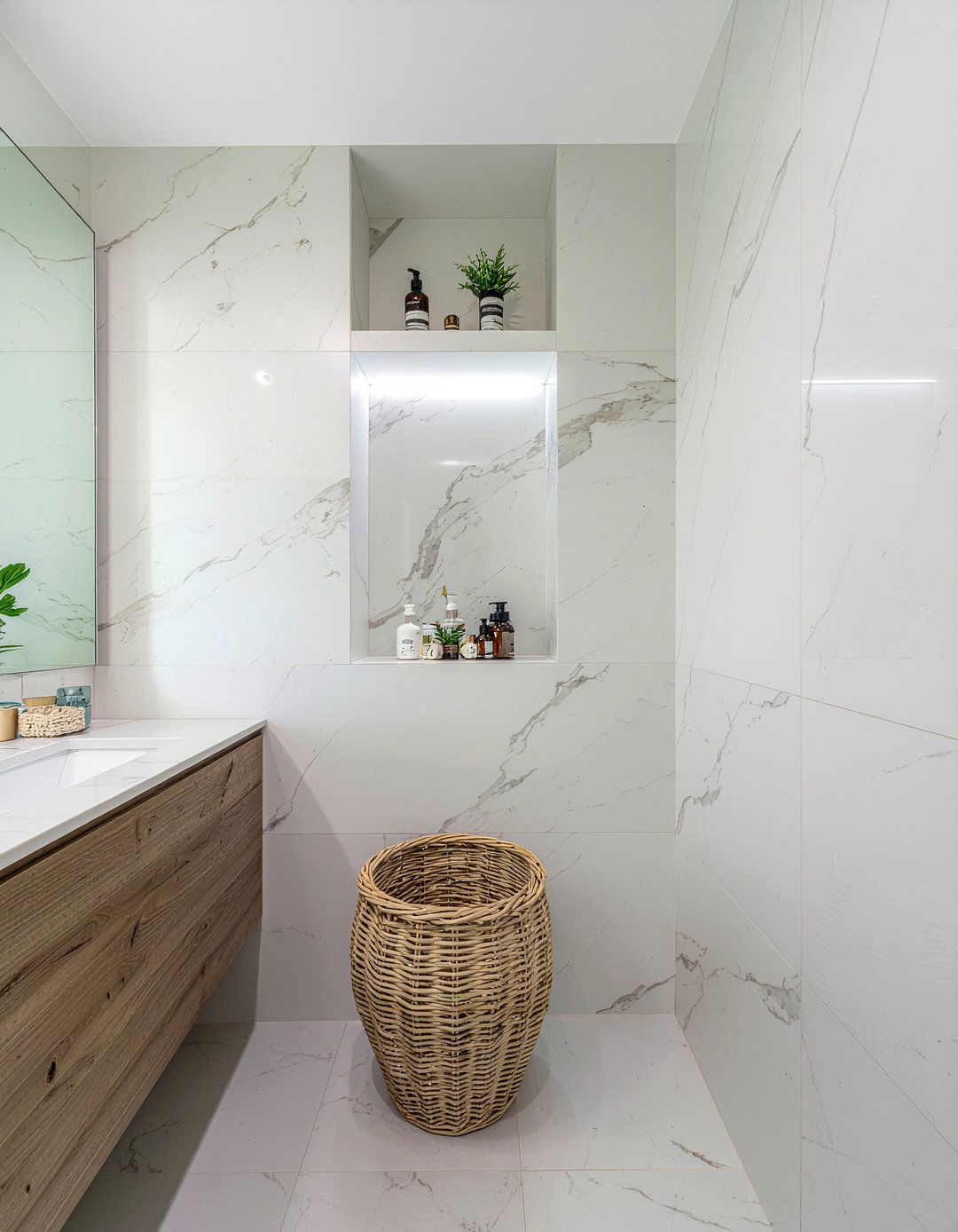 Recessed Wall Niche - 30 bathroom for elderly ideas