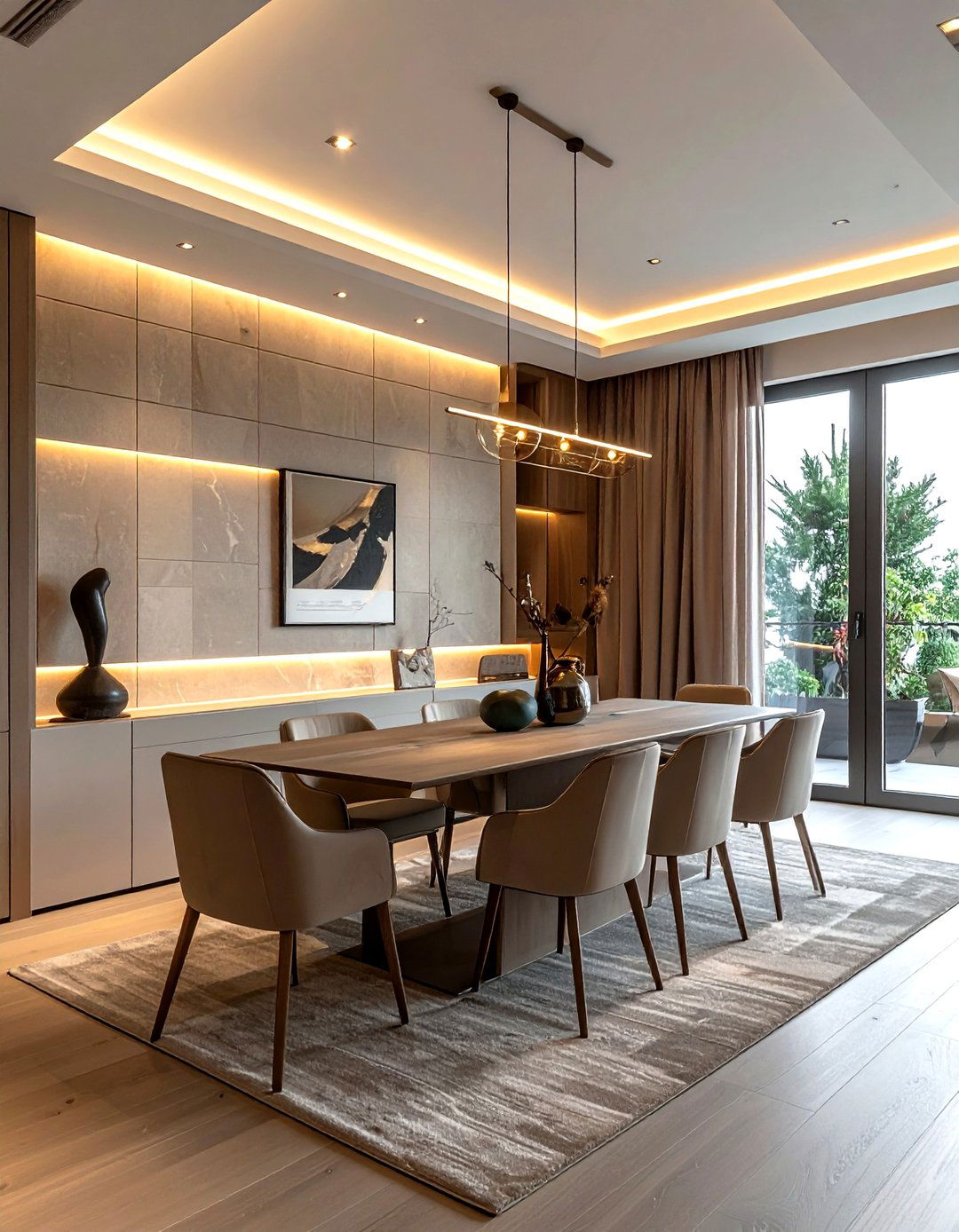 Recessed Wall Niches - 30 dining room wall storage ideas