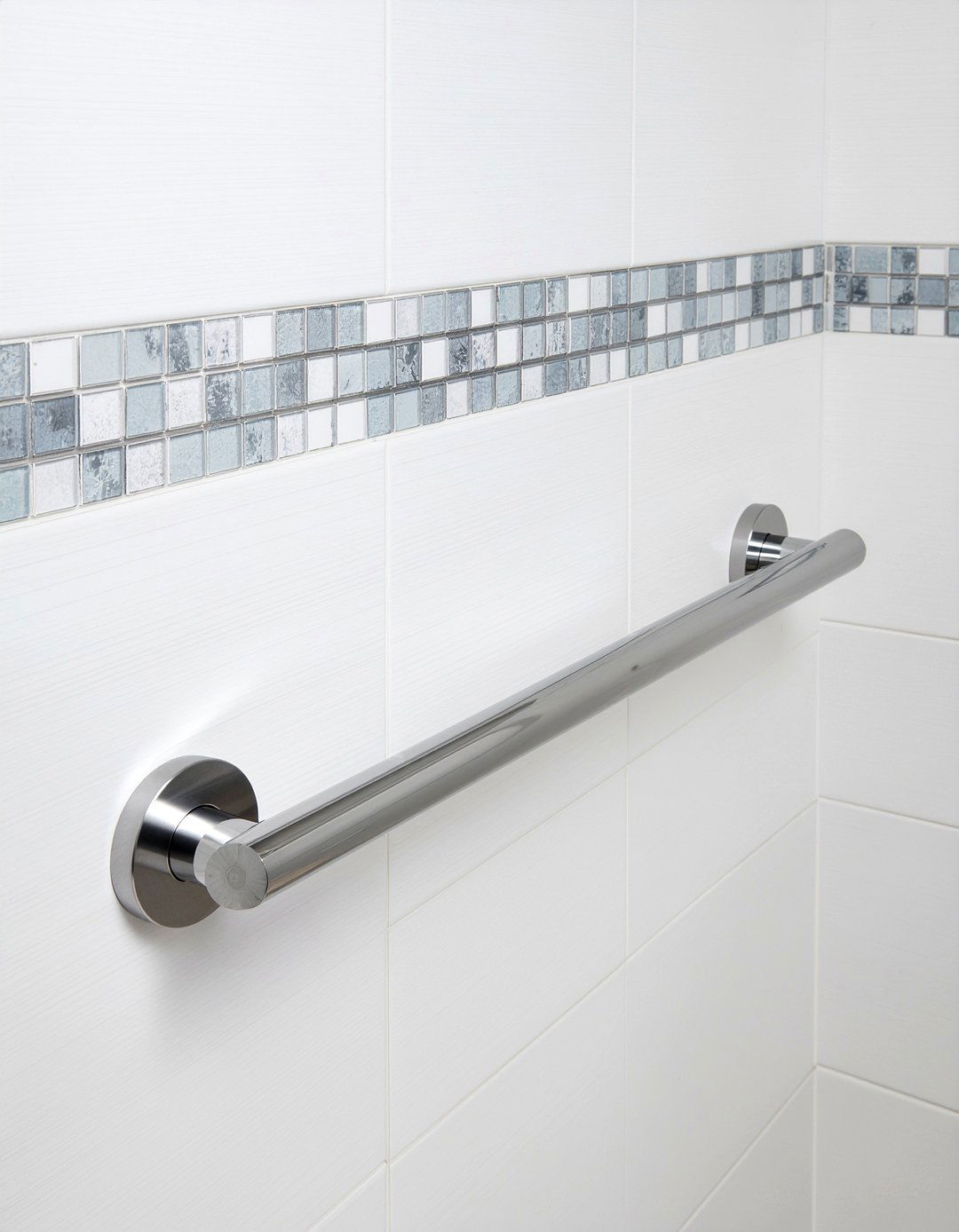 Recessed bathroom handrail - 30 bathroom handrail ideas