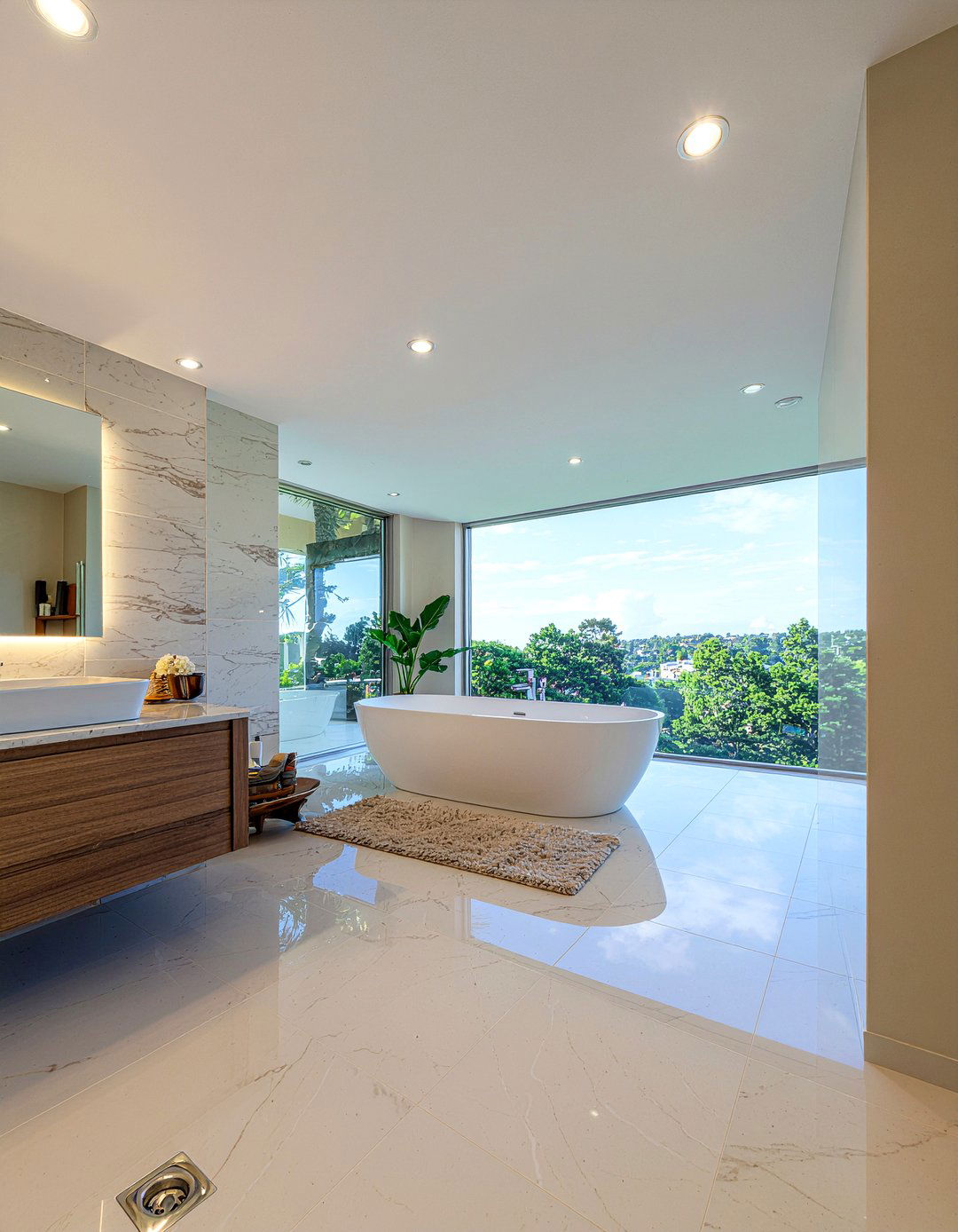 Recessed bathroom lighting - 30 bathroom LED lighting ideas