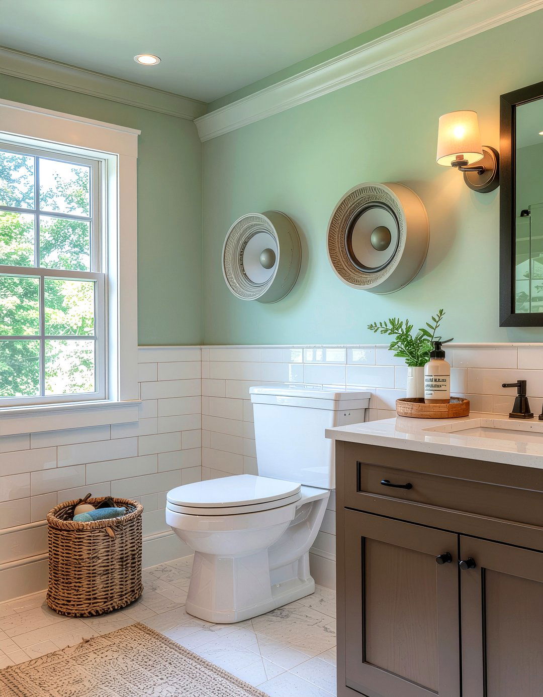 Recessed bathroom speakers moisture resistant - 30 bathroom sound system ideas