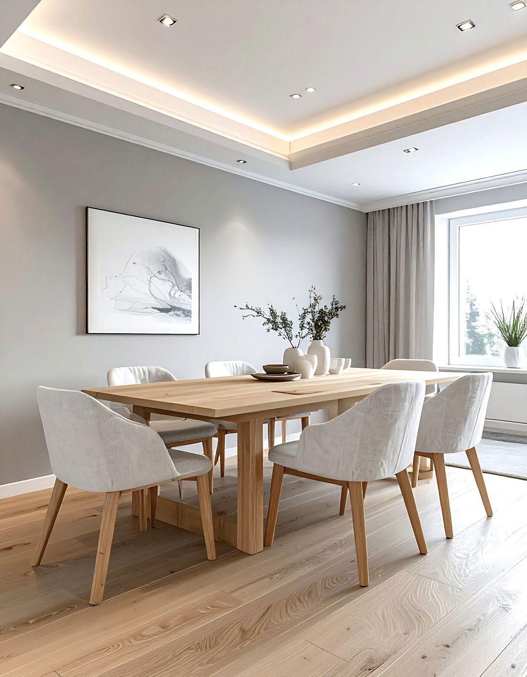 Recessed ceiling lights - 30 dining room layered lighting ideas