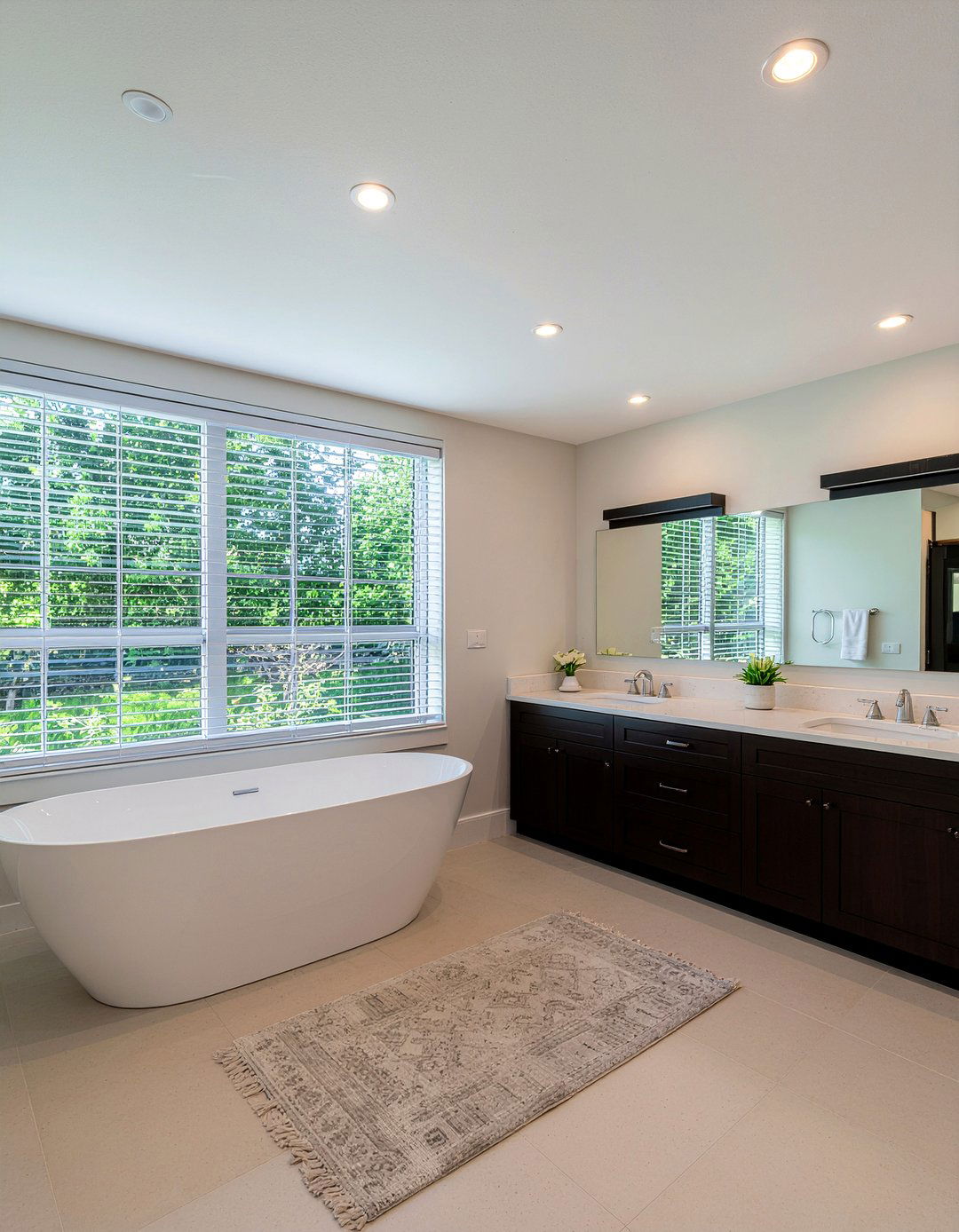 Recessed ceiling spotlight - 30 bathroom electrical ideas