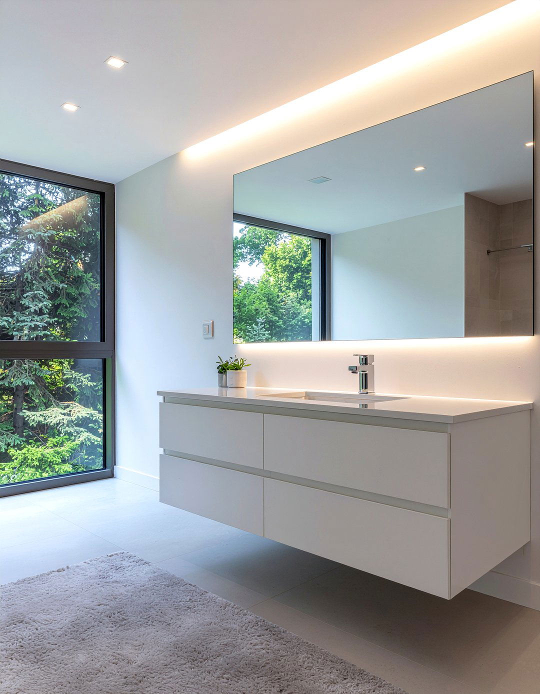 Recessed lighting dimmer switch - 30 bathroom recessed lighting ideas