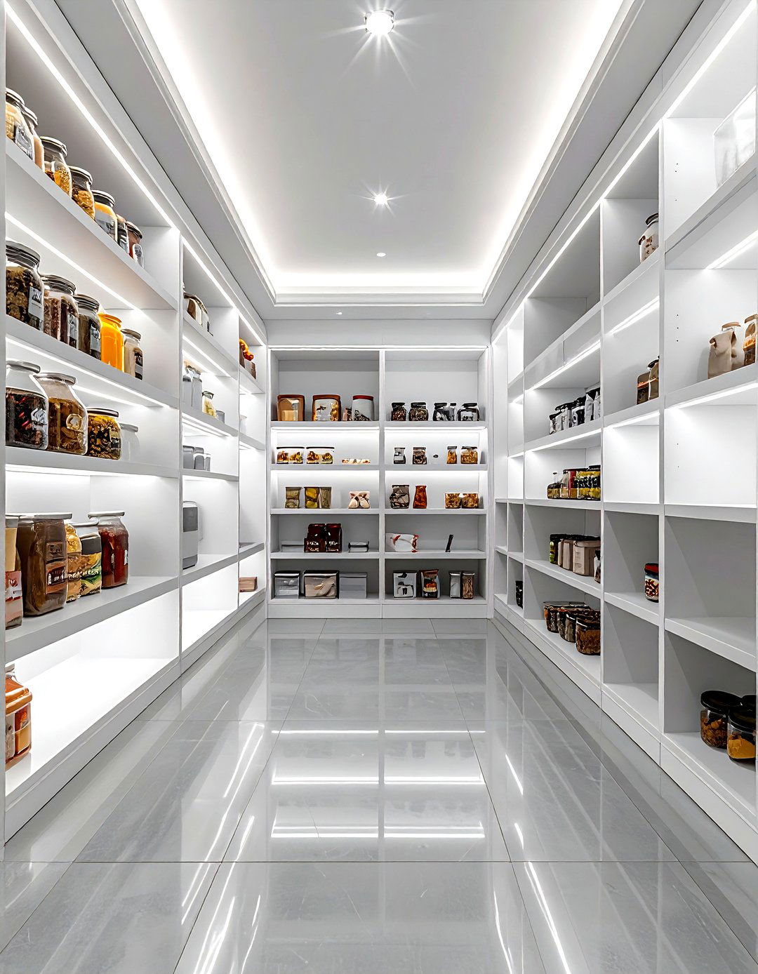 Recessed lighting pantry - 30 kitchen catering kitchen ideas