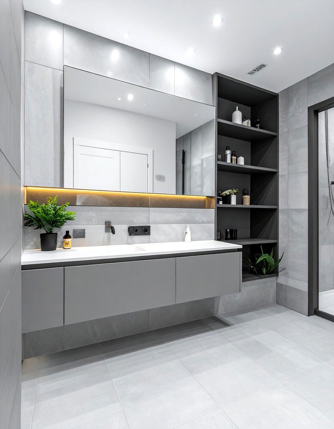 Recessed medicine cabinet - 30 bathroom weekend project ideas