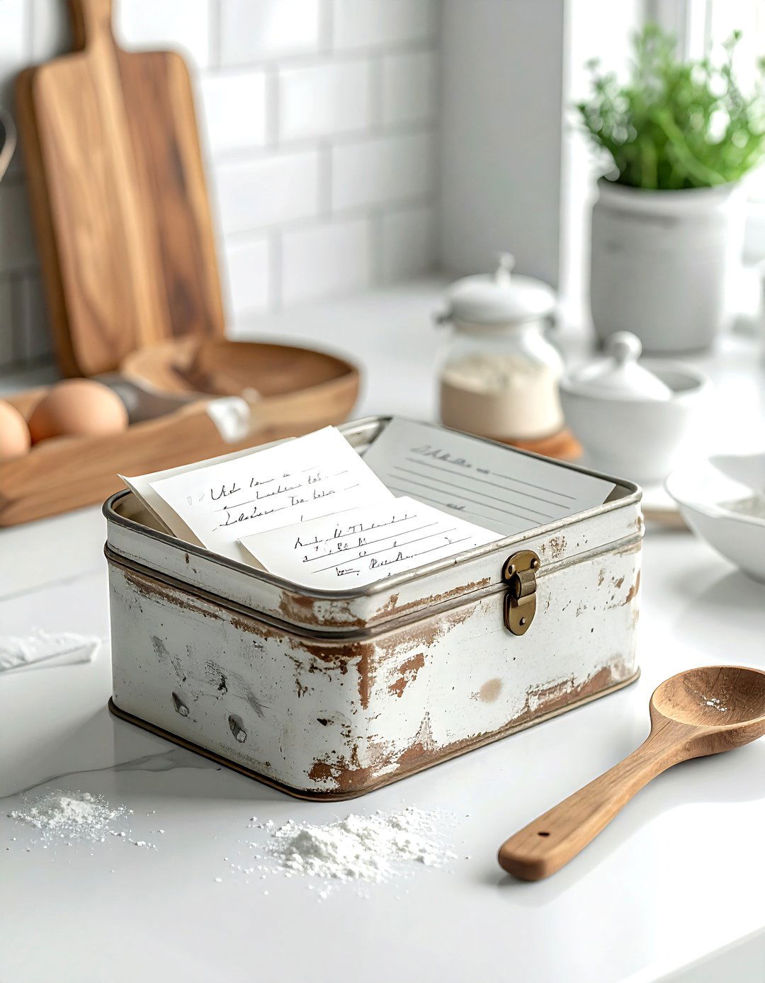 Recipe card box - 30 keepsake box ideas