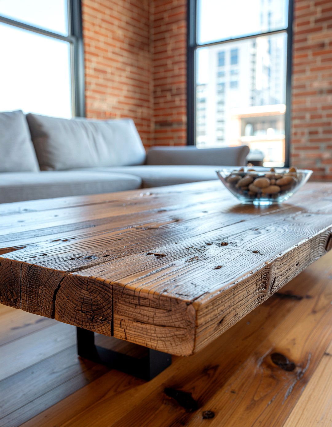 Reclaimed Teak Coffee Table - 30 living room teak furniture ideas