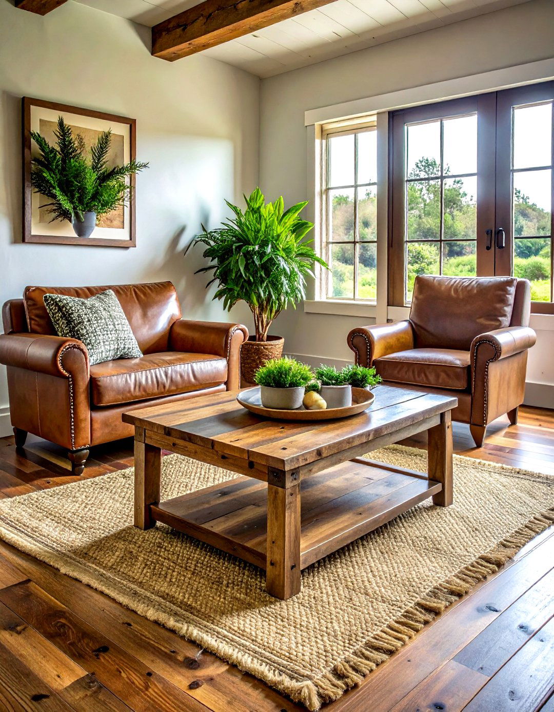 Reclaimed Wood Coffee Table - 30 living room wood coffee tables