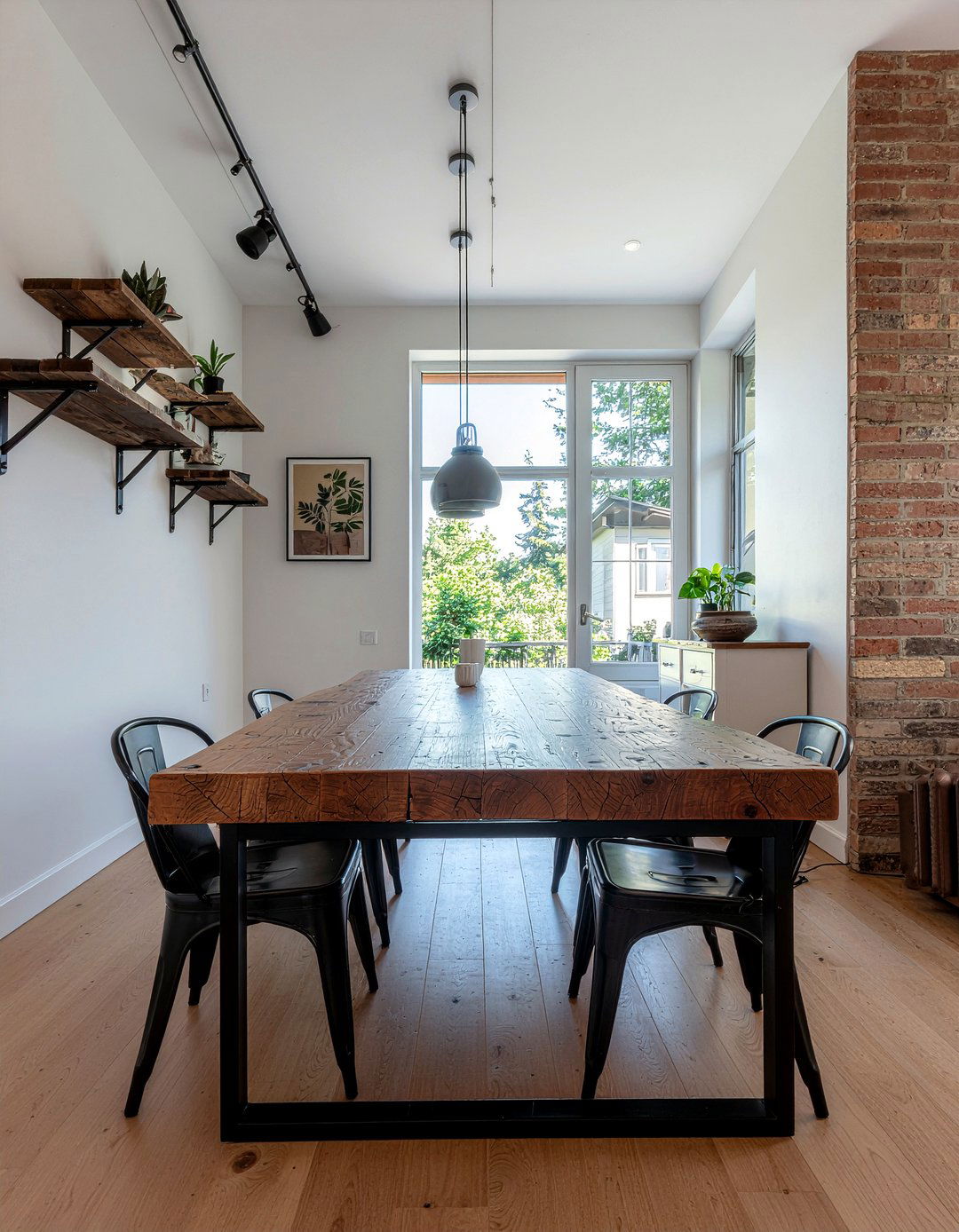 Reclaimed Wood Dining Table - 30 Danish dining room ideas