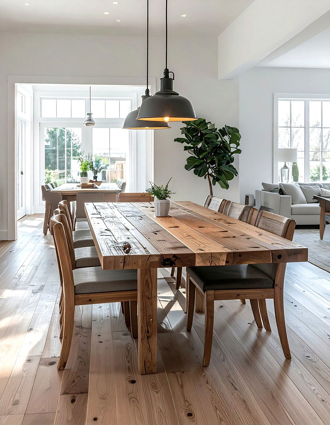 Reclaimed Wood Extendable Dining Table - 30 reclaimed wood dining table ideas