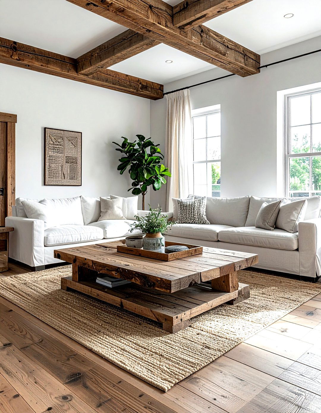 Reclaimed Wood Furniture - 30 bohemian home decor ideas