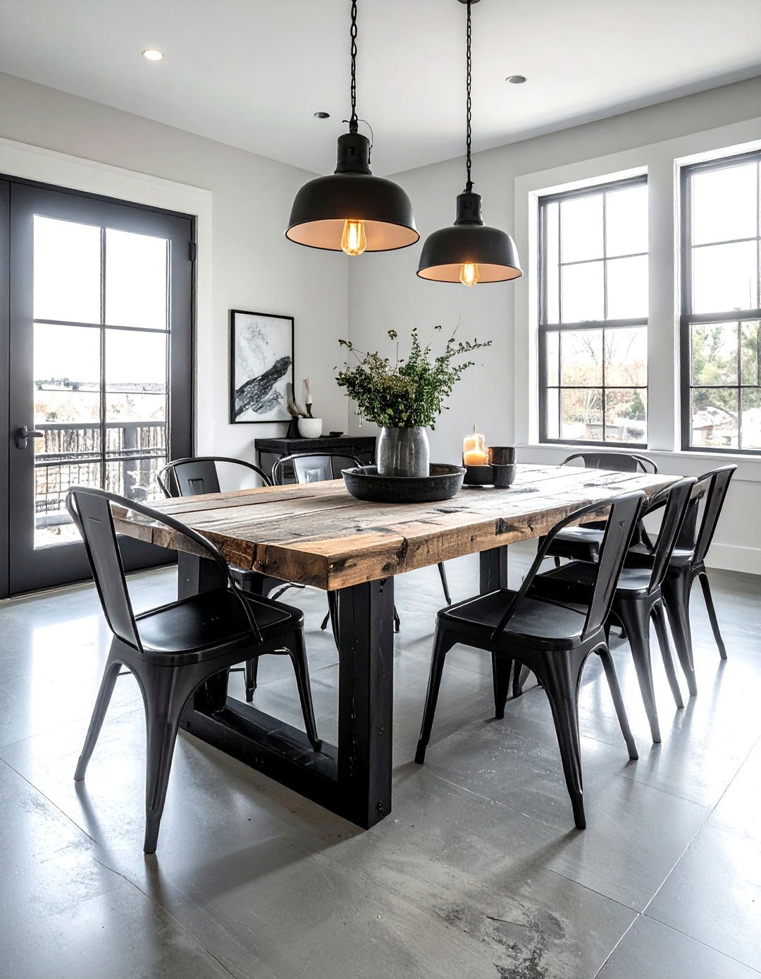 Reclaimed Wood Furniture - 30 industrial home decor ideas