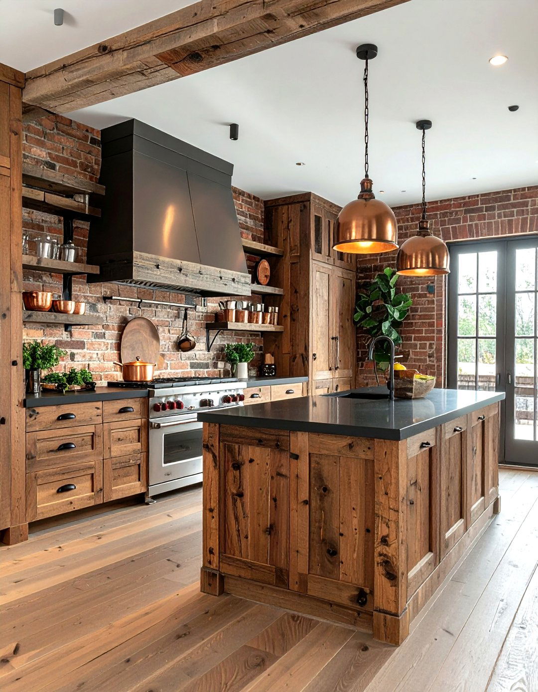 Reclaimed Wood Kitchen Cabinets - 30 wood kitchen cabinet ideas