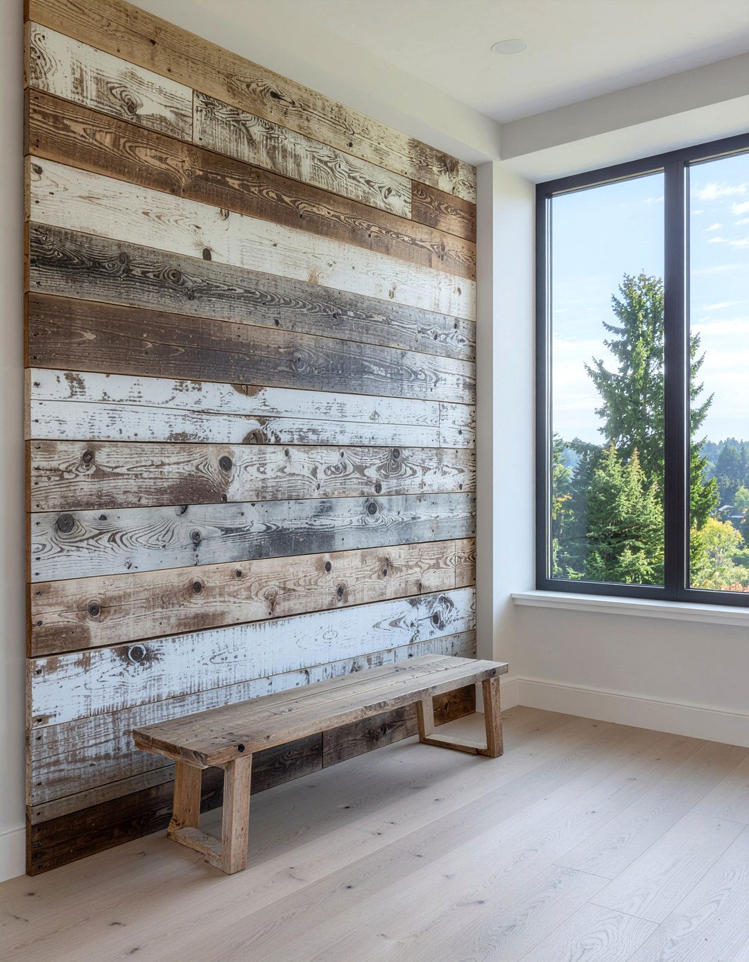 Reclaimed Wood Screen - 30 living room room dividers