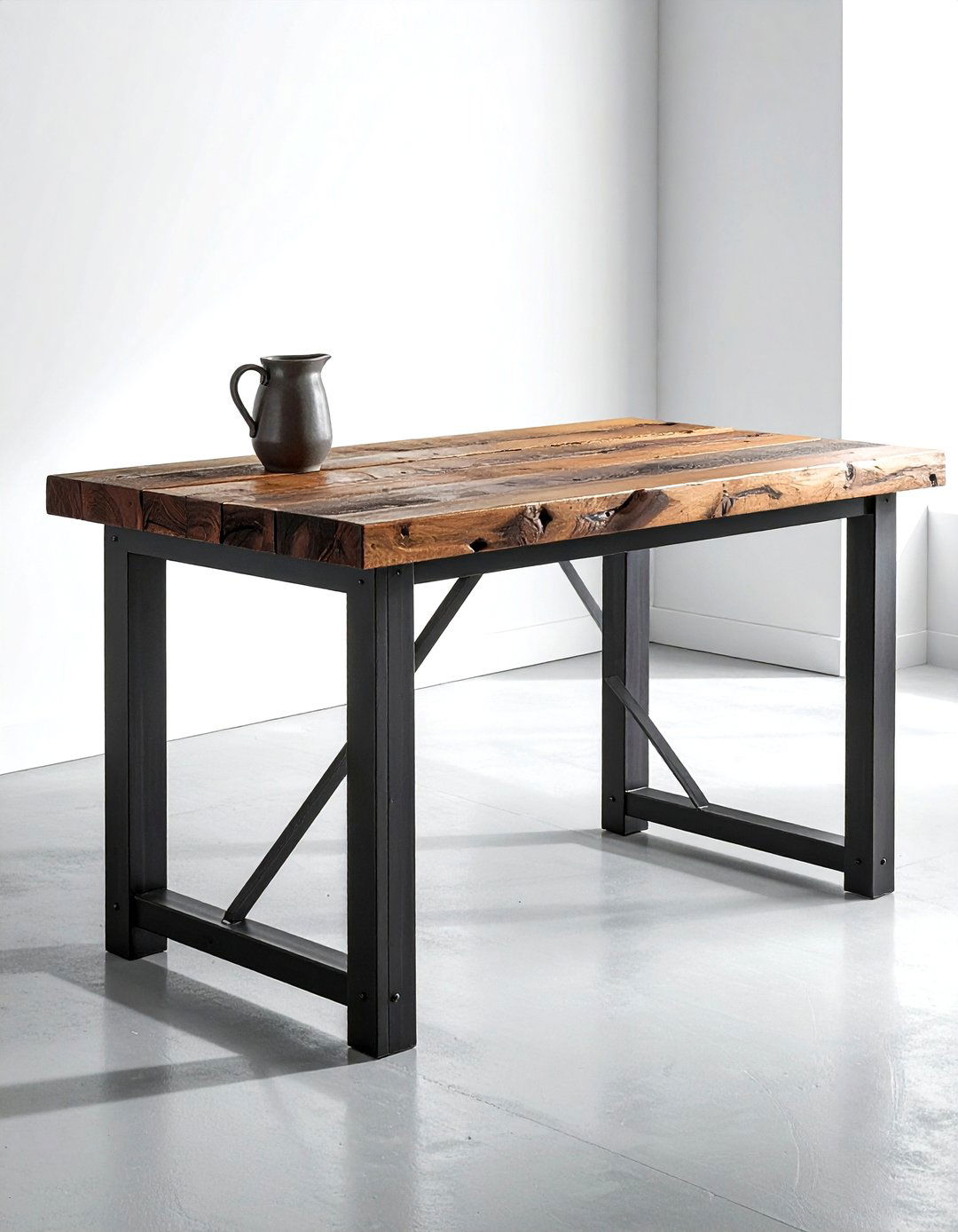 Reclaimed Wood Table - 30 living room high end furniture ideas