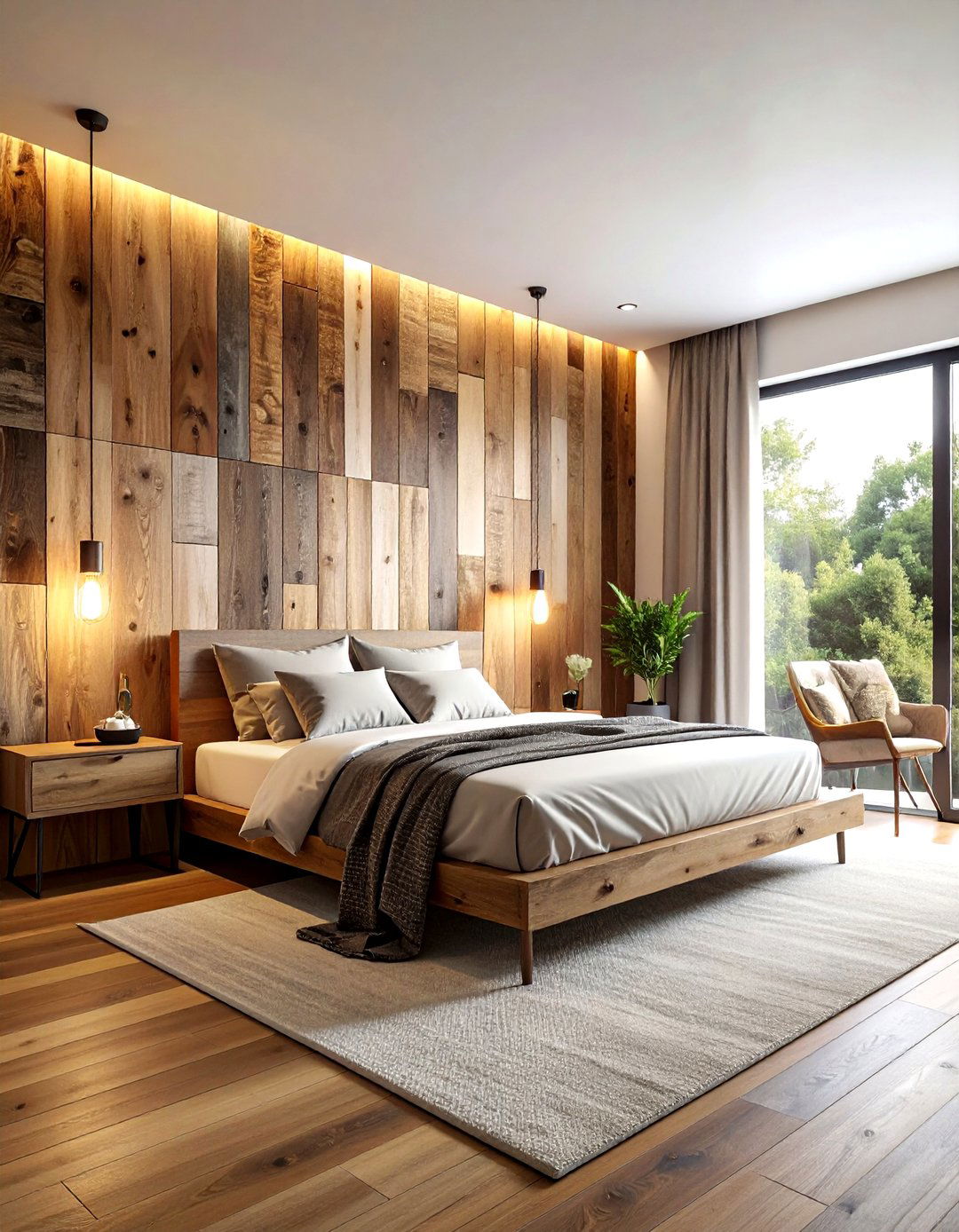 Reclaimed Wood Wall - 30 one-of-a-kind decor ideas