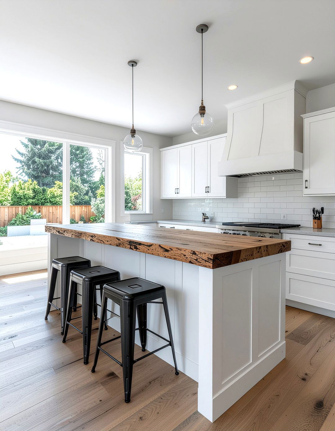 Reclaimed wood breakfast bar - 30 reclaimed wood kitchen ideas