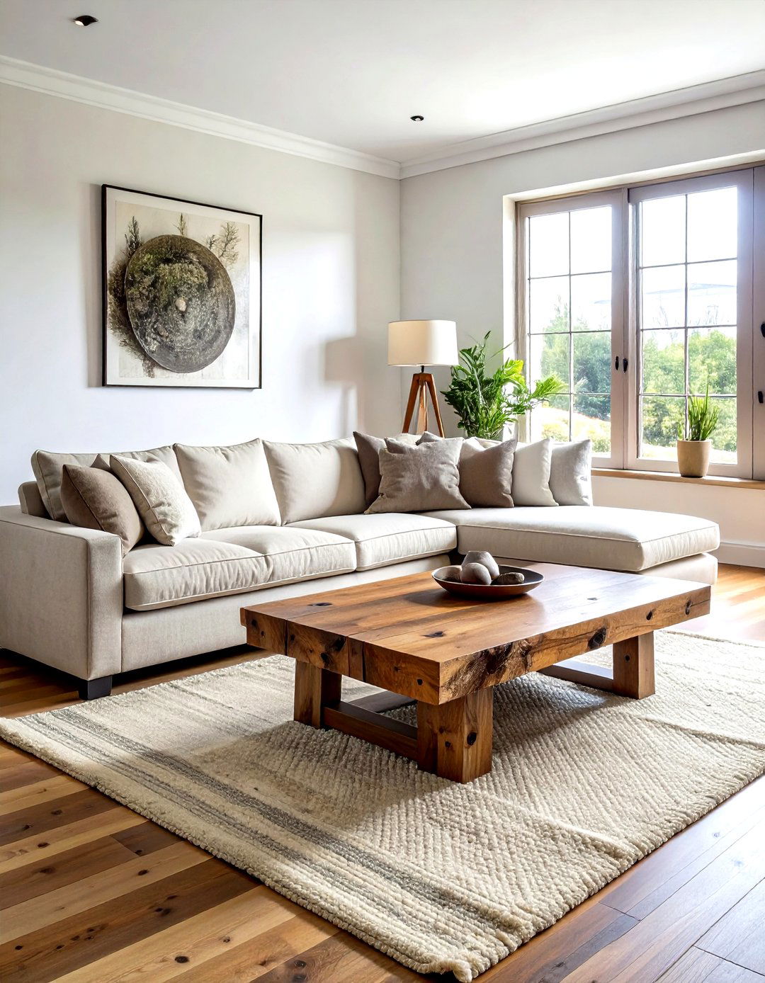 Reclaimed wood coffee table - 30 living room reclaimed furniture ideas