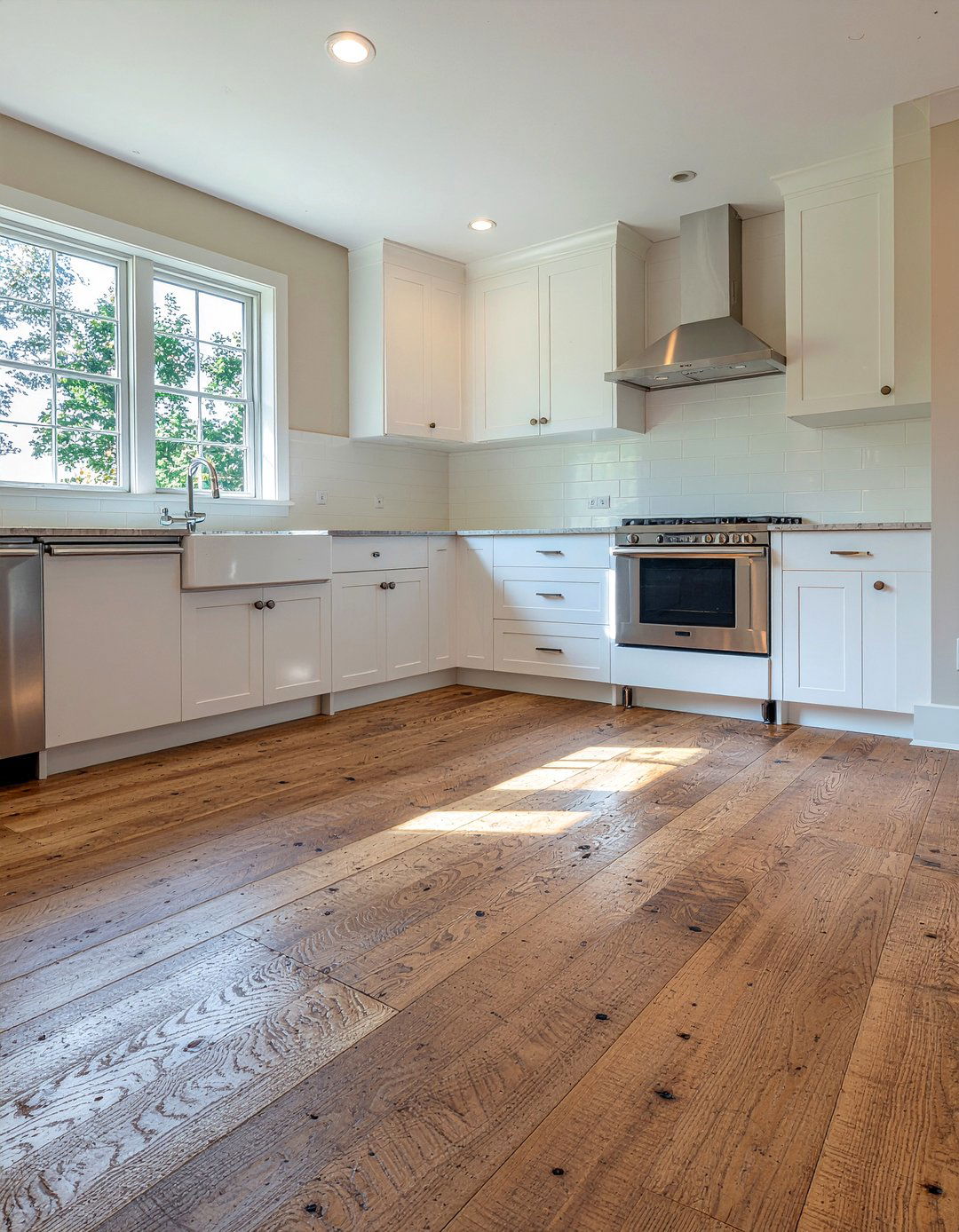 Reclaimed wood flooring - 30 reclaimed wood kitchen ideas