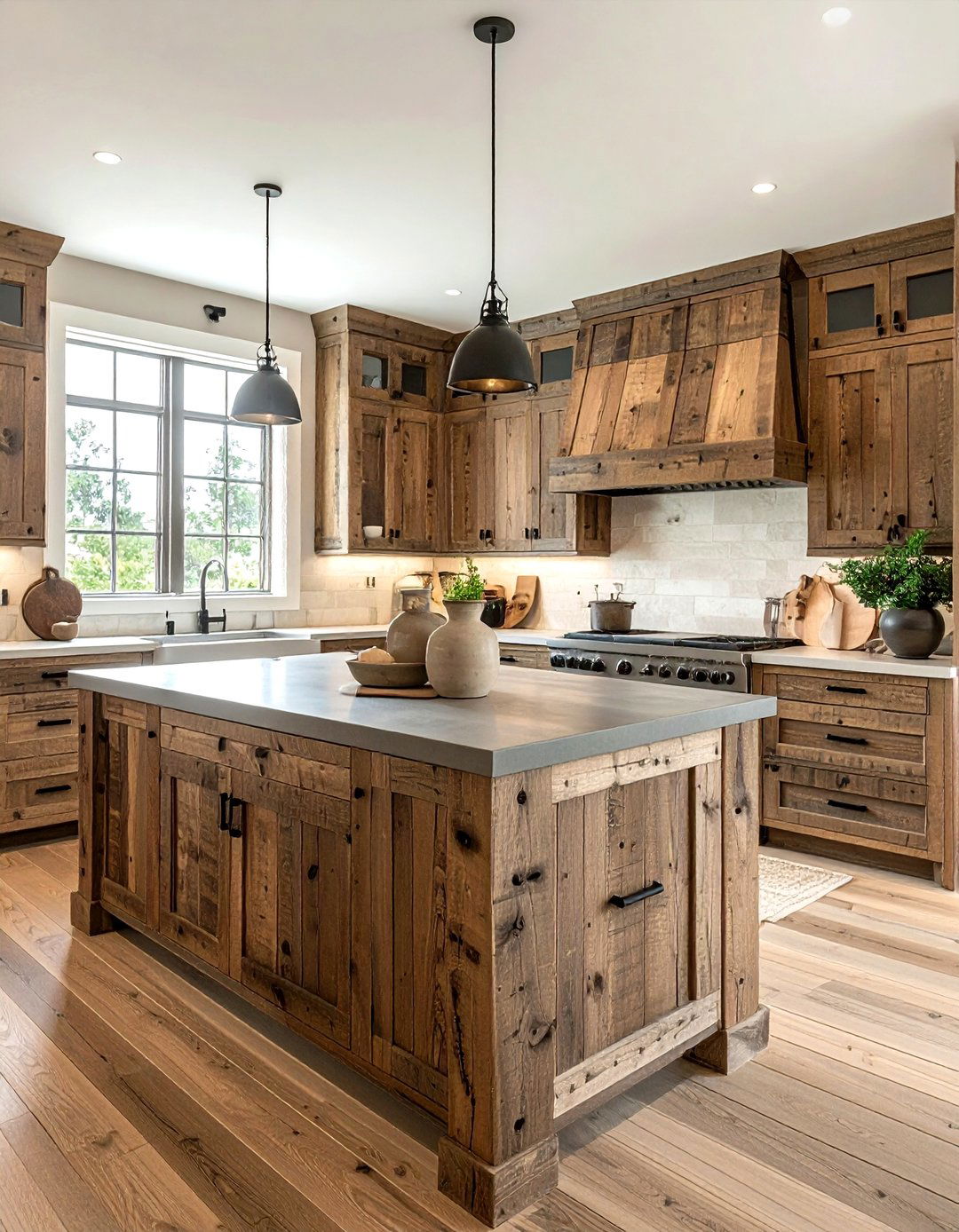 Reclaimed wood kitchen - 30 rustic kitchen ideas