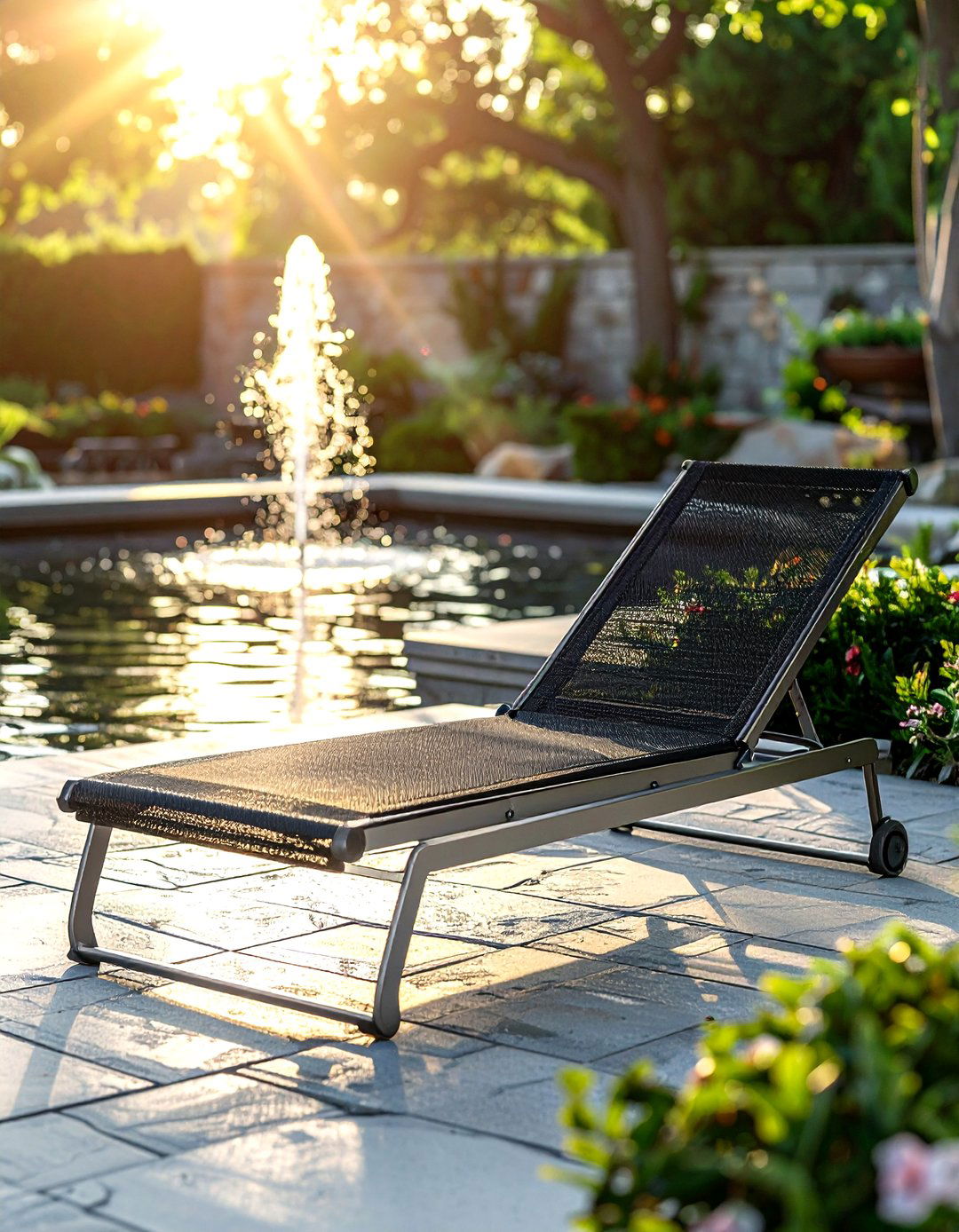Reclining sun lounger - 30 outdoor furniture ideas