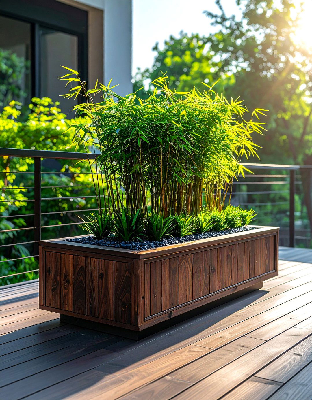 Rectangular Deck Planter - 30 planter ideas