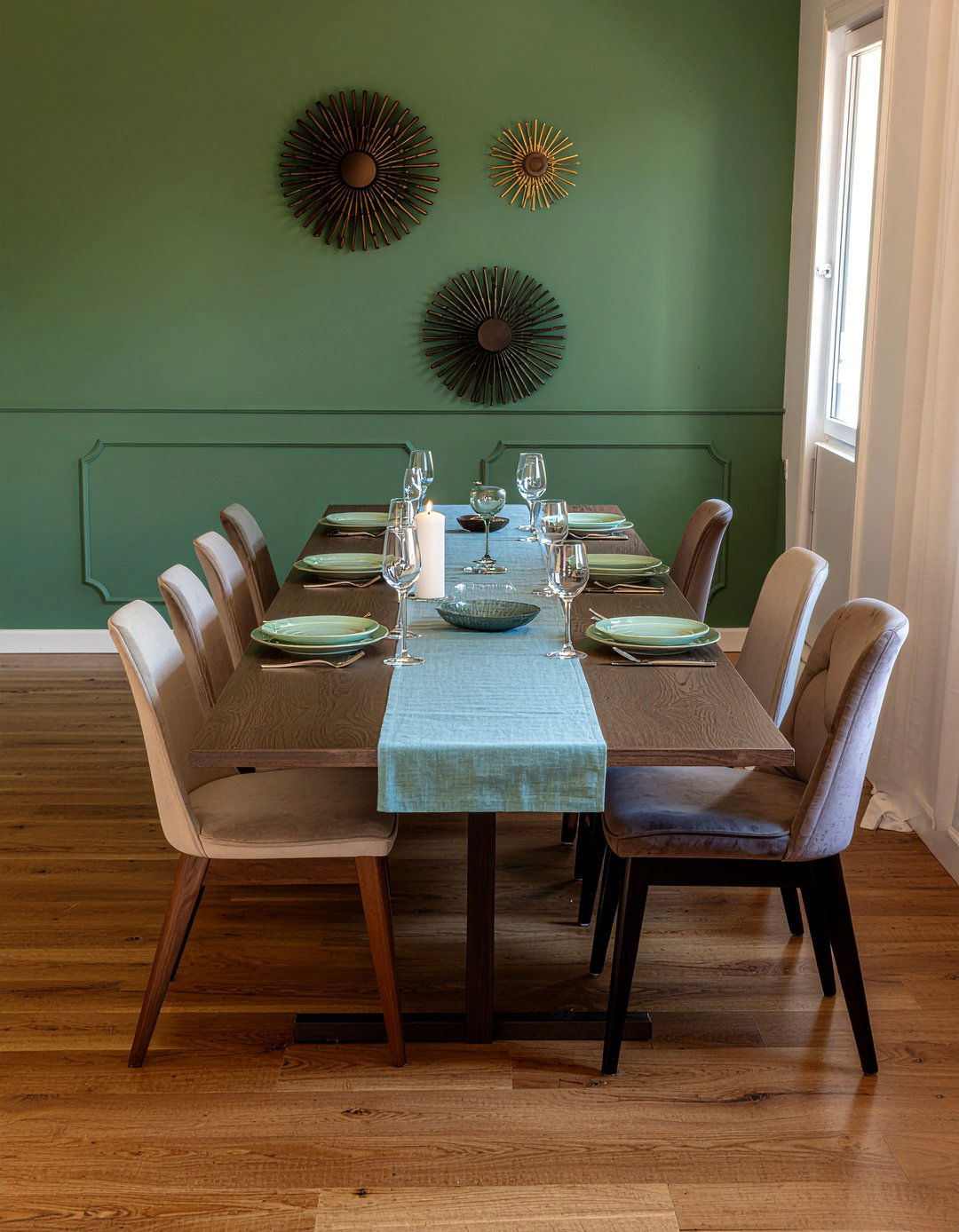 Rectangular Dining Table Setup - 30 personal dining room ideas