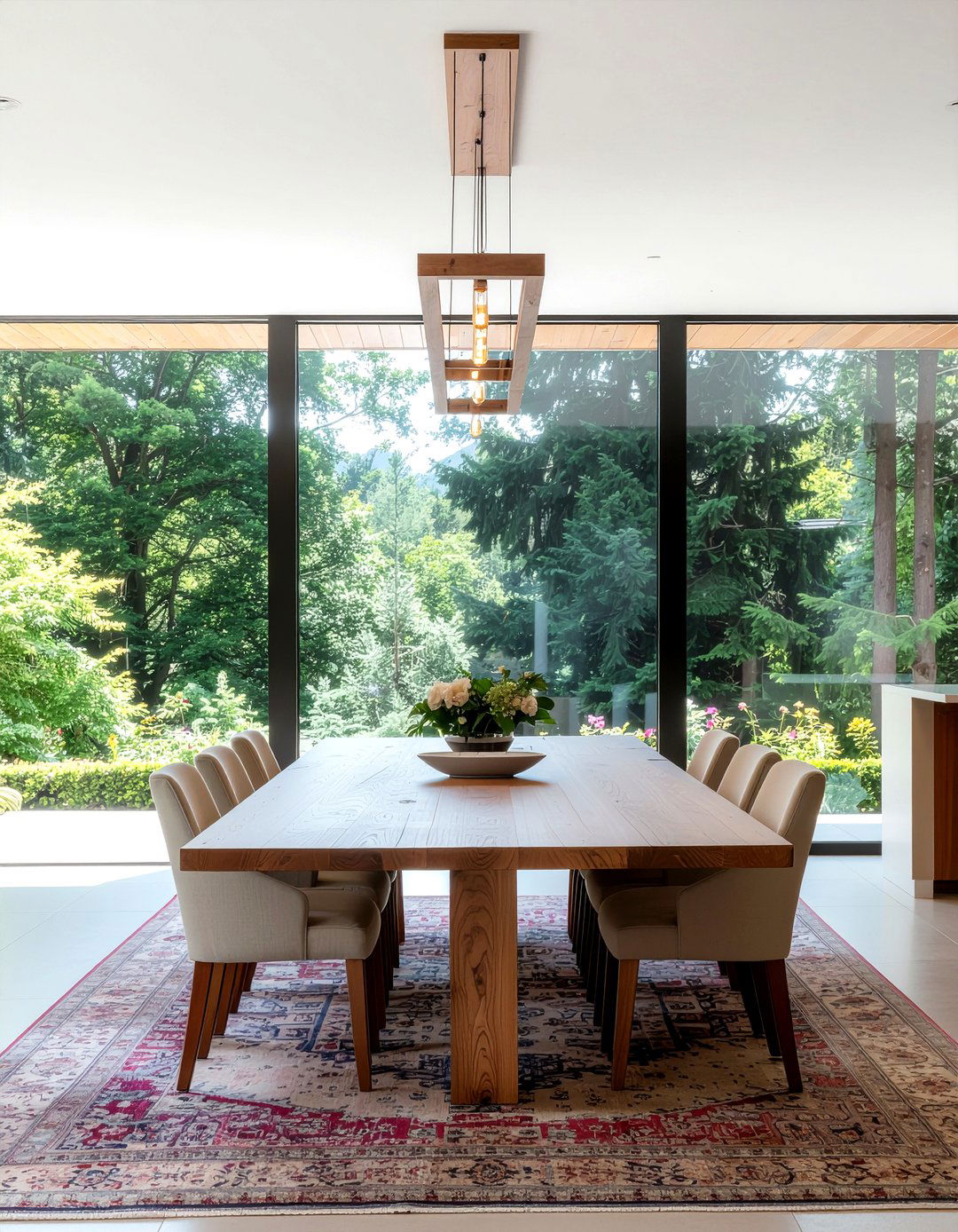 Rectangular Wood Chandelier - 30 farmhouse chandelier dining room ideas