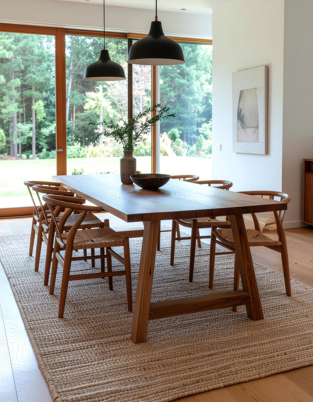 Rectangular Wood Table - 30 dining room seating for 8 ideas