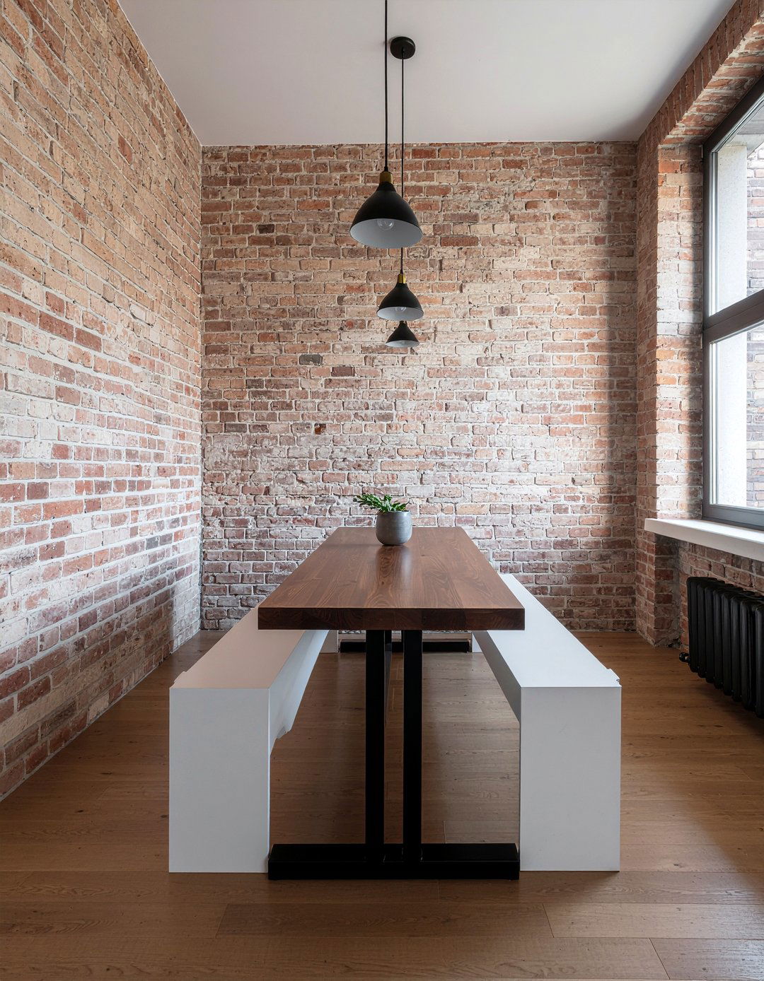 Rectangular dining table for narrow room - 30 dining room proportion ideas