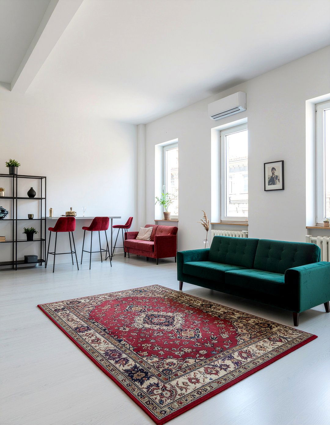 Rectangular living room zone division - 30 long living room ideas