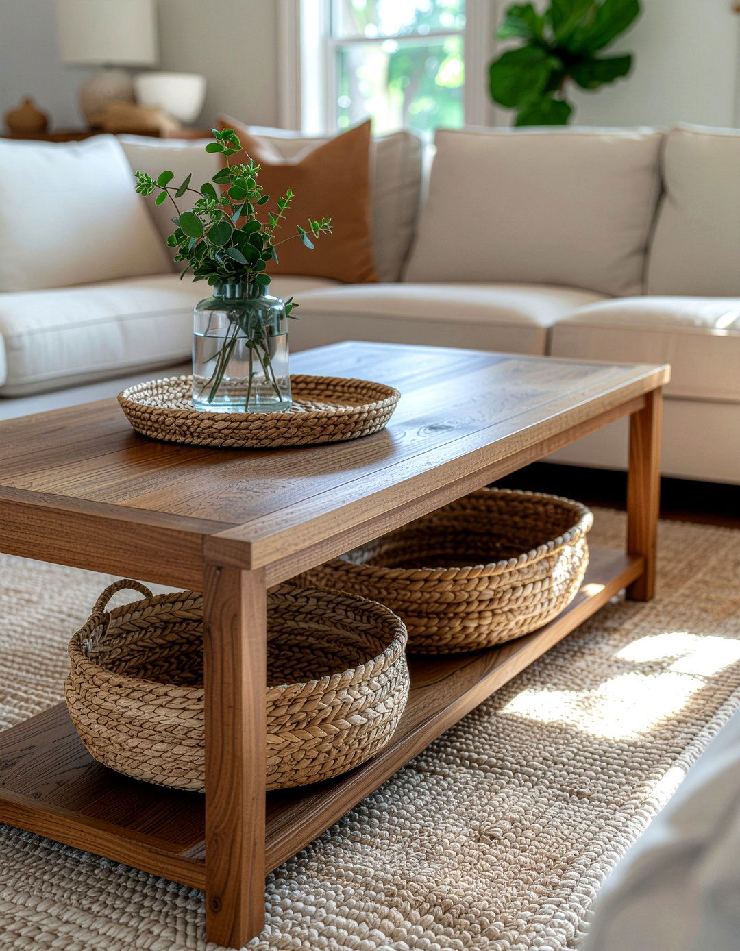 Rectangular storage coffee table - 30 living room storage coffee tables