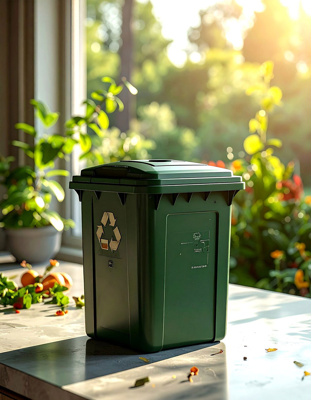 Recycled Plastic Compost Bin - 30 compost bin kitchen ideas