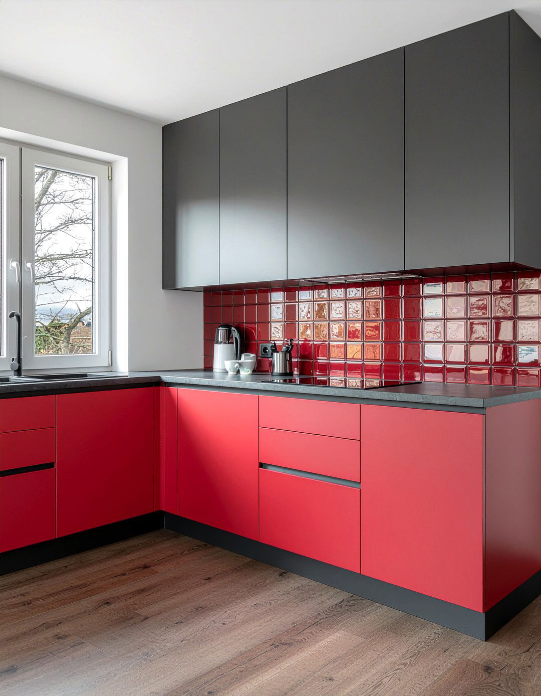 30 Red Kitchen Ideas for a Striking and Energetic Culinary Space