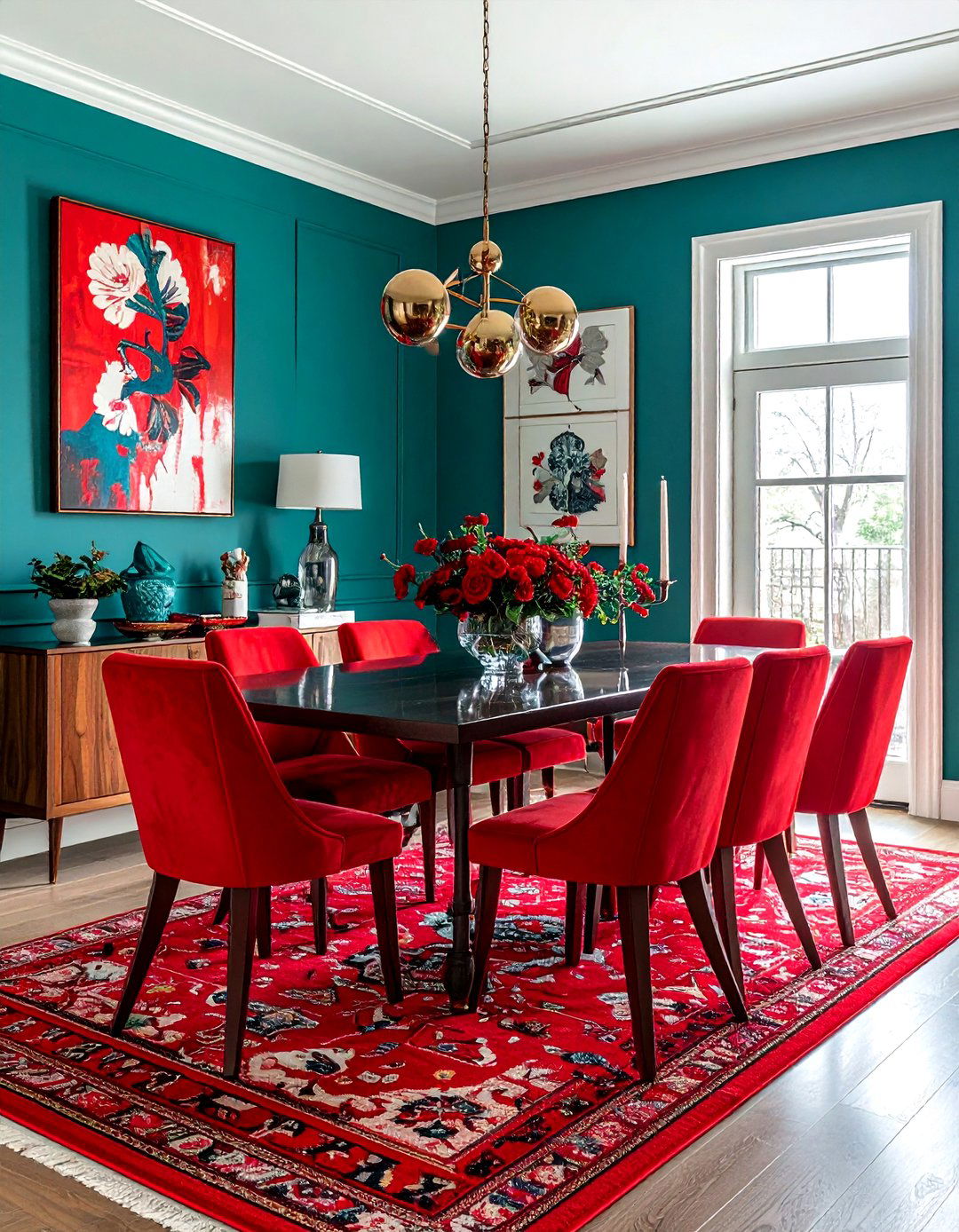 30 Elegant Red Dining Room Ideas for a Sophisticated Look