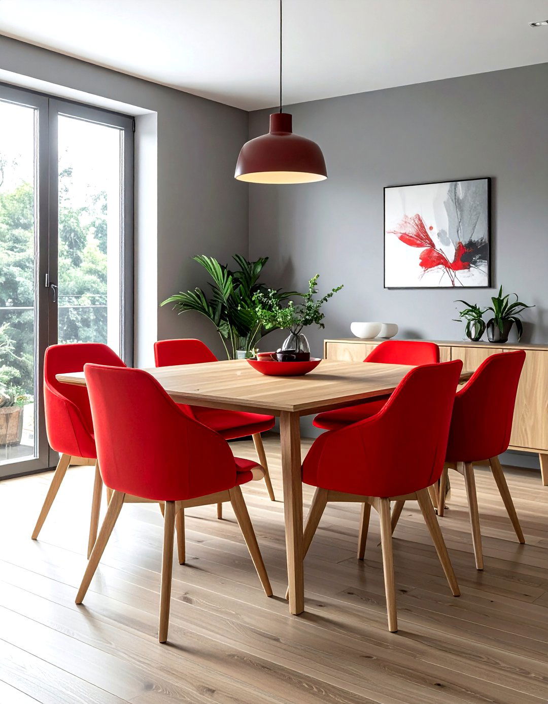 Red Dining Room Chairs - 30 red dining room ideas