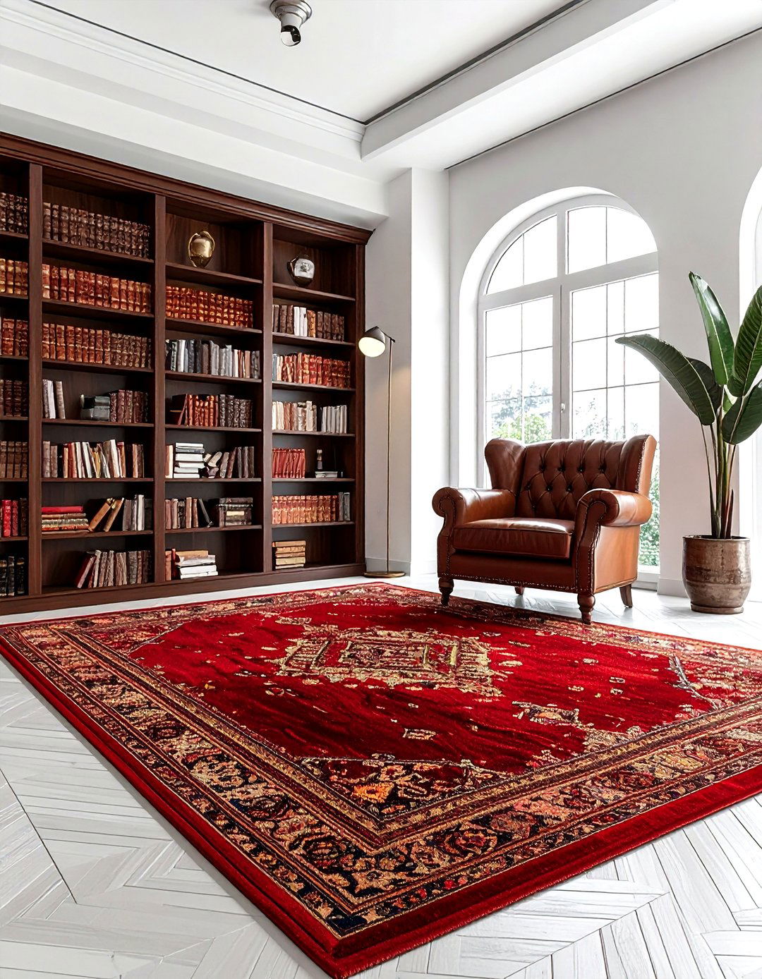 Red Moroccan rug - 30 Moroccan rug ideas