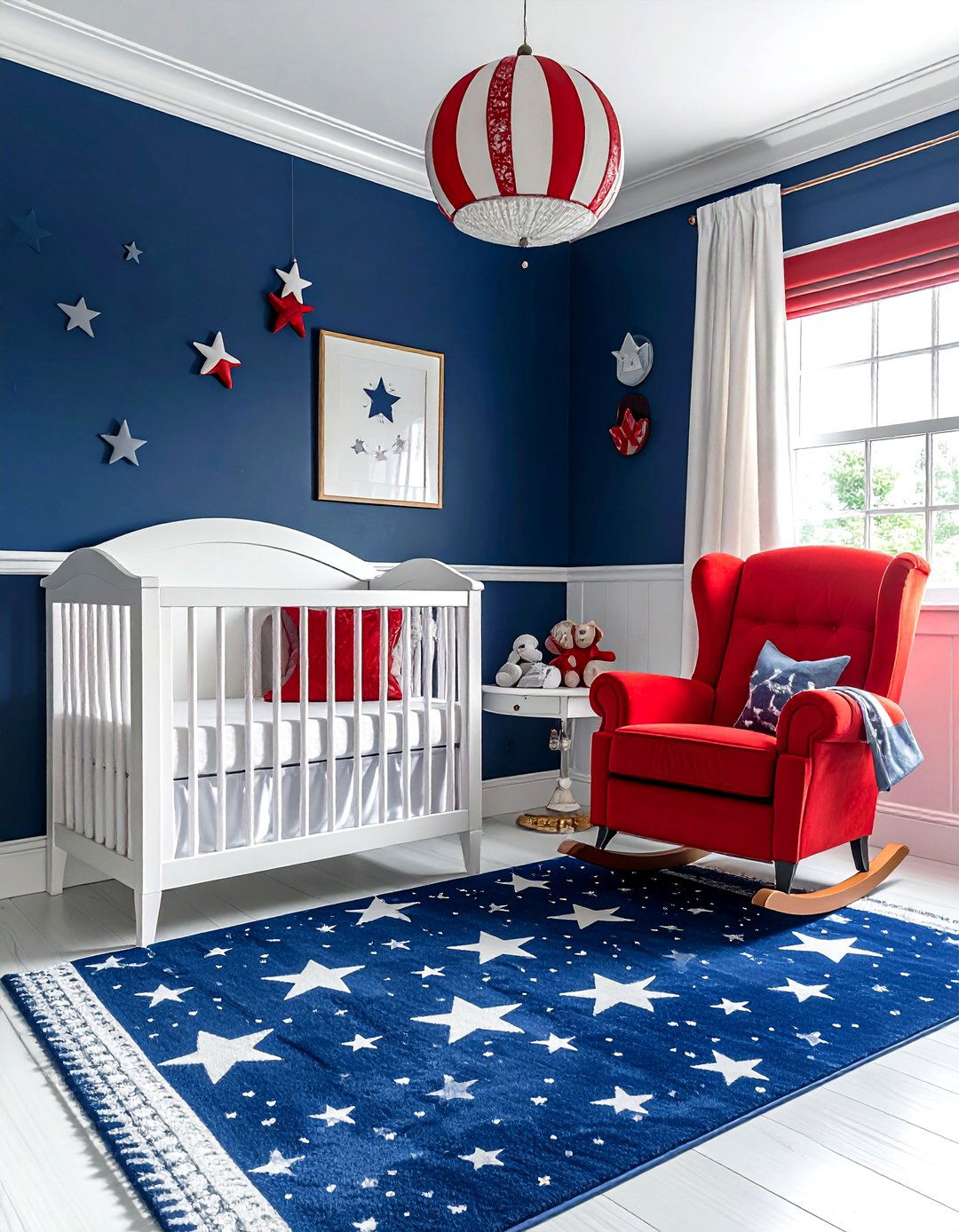Red white and blue nursery - 30 patriotic decor ideas