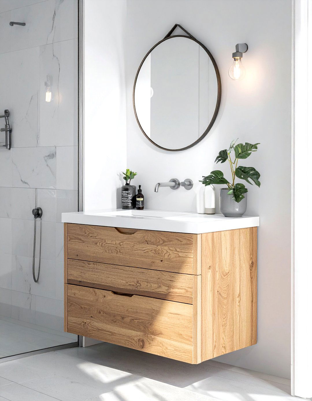 Refinish bathroom vanity - 30 cheap bathroom remodel ideas