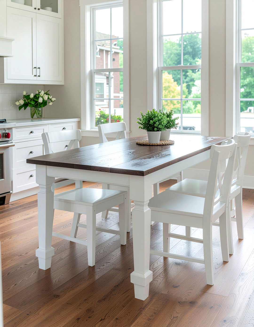 Refinish kitchen table - 30 inexpensive kitchen update ideas