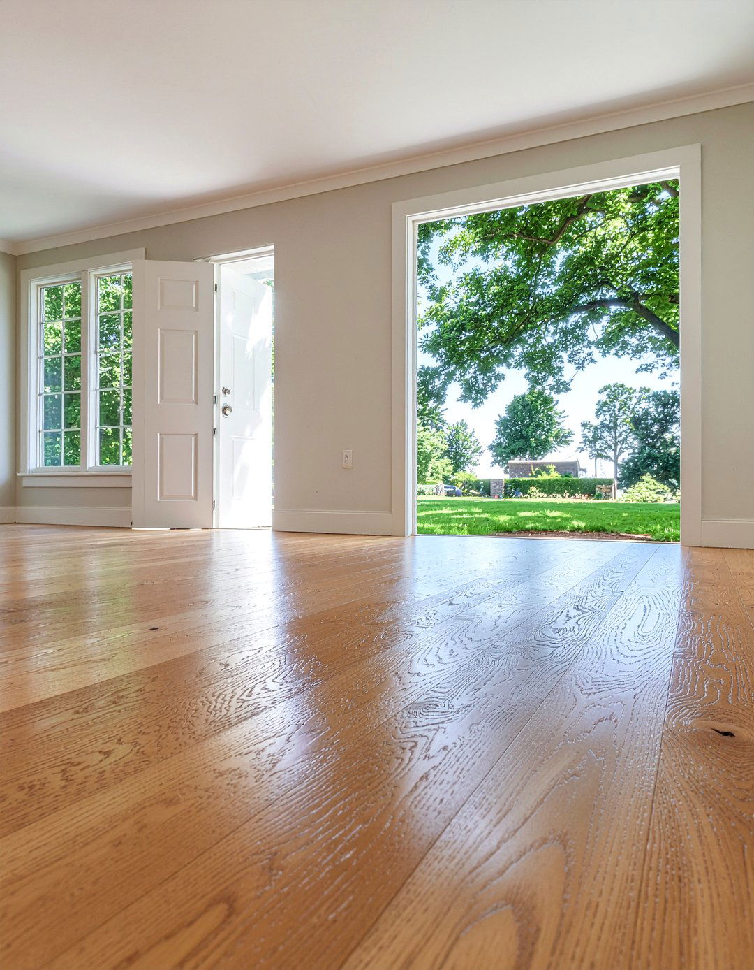 Refinished Hardwood Floor - 30 old house living room ideas